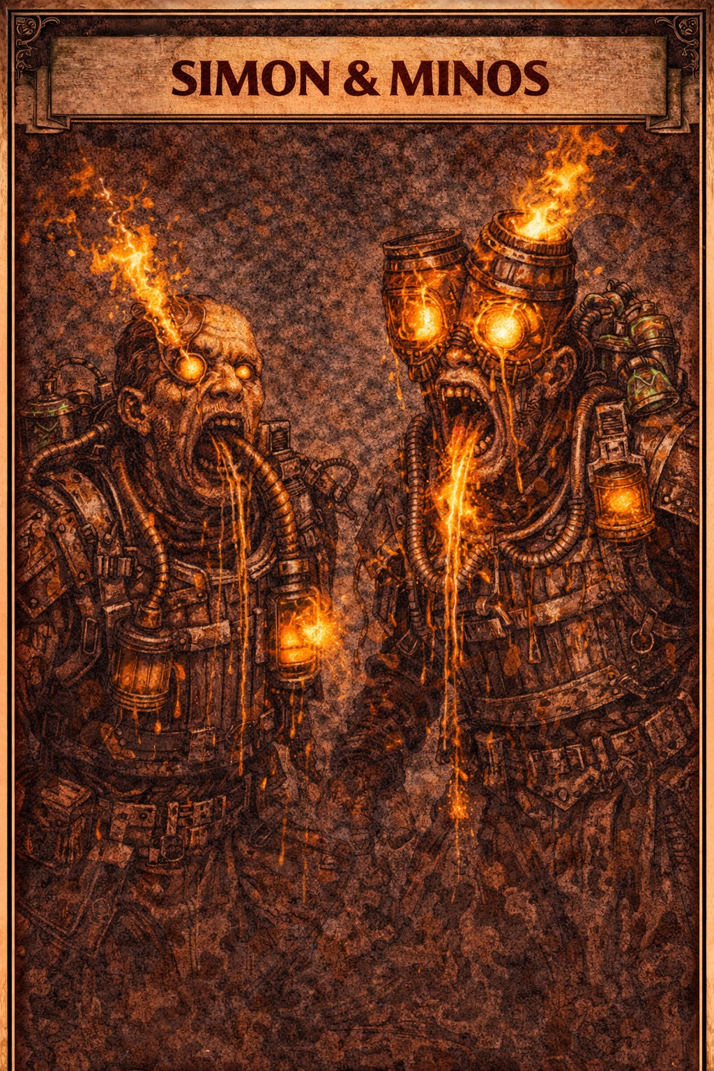 Simon and Minos portrait